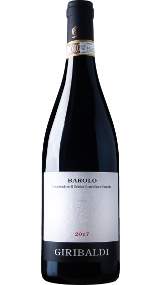 Bottle of Mario Giribaldi Barolo 2017 wine 750 ml