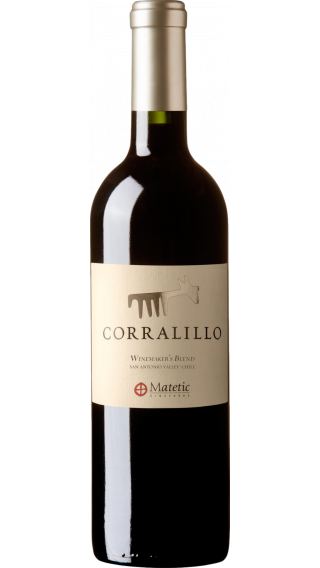 Bottle of Matetic Corralillo Winemaker's Blend 2018 wine 750 ml