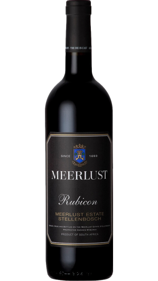 Bottle of Meerlust Rubicon 2018 wine 750 ml