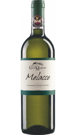 Bottle of ColleMassari Melacce Vermentino 2018 wine 750 ml