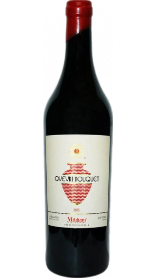 Bottle of Mildiani Qvevri Bouquet Saperavi 2015 wine 750 ml