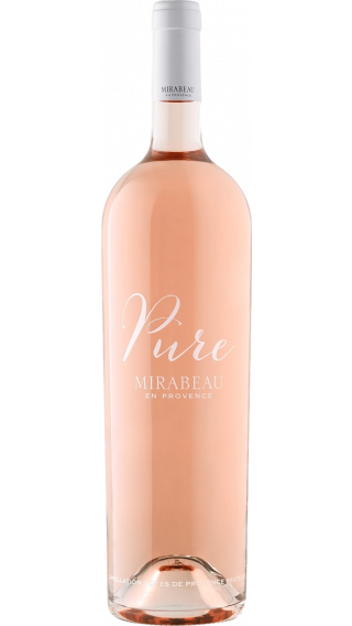 Bottle of Mirabeau Pure Provence Rose 2021 wine 750 ml