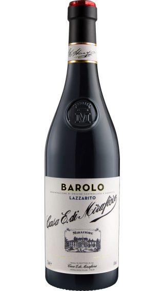 Bottle of Mirafiore Barolo Lazzarito 2015 wine 750 ml