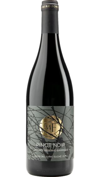 Bottle of Miro Fondrk Pinot Noir Private Reserve 2019 wine 750 ml
