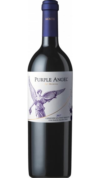 Bottle of Montes Purple Angel 2018 wine 750 ml
