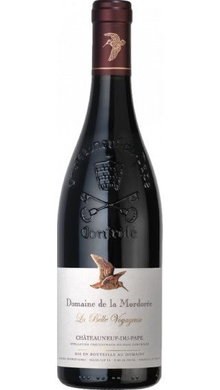Bottle of Mordoree Chateauneuf du Pape La Dame Voyageuse 2018 wine 750 ml