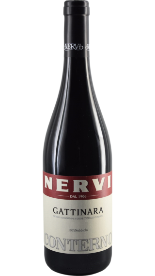 Bottle of Nervi Conterno Gattinara 2017 wine 750 ml