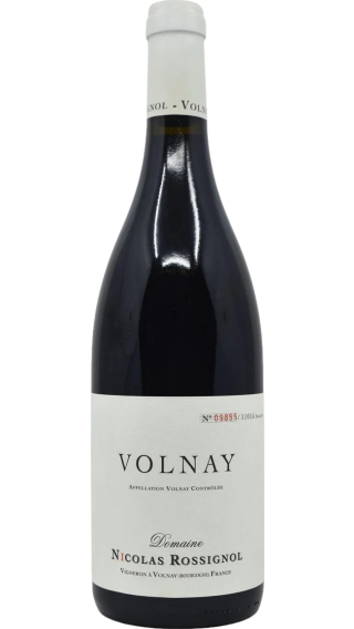Bottle of Nicolas Rossignol Volnay 2019 wine 750 ml
