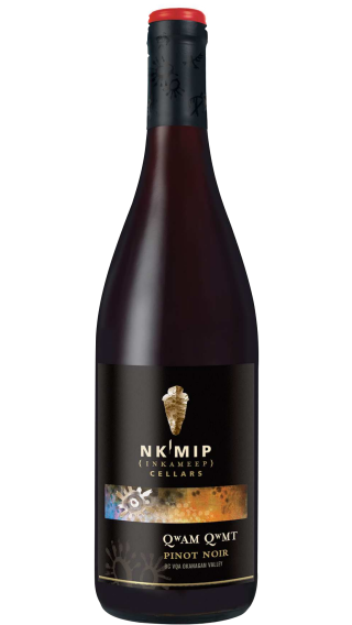 Bottle of Nk Mip Cellars Qwam Qwmt Pinot Noir 2020 wine 750 ml