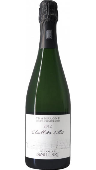Bottle of Champagne Nicolas Maillart Les Chaillots Gillis Blanc de Blancs Premier Cru 2012 wine 750 ml