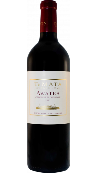 Bottle of Te Mata Awatea 2013 wine 750 ml