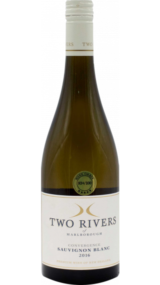 Bottle of Two Rivers Convergence Sauvignon Blanc 2016 wine 750 ml
