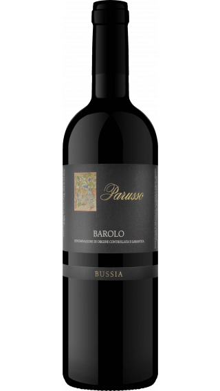 Bottle of Parusso Barolo Bussia 2015 wine 750 ml