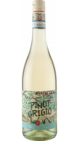 Bottle of Pasqua Pinot Grigio 2021 wine 750 ml