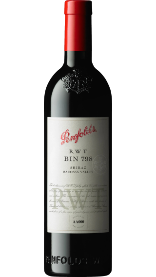 Bottle of Penfolds RWT Bin 798 Shiraz 2021 wine 750 ml