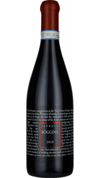 Bottle of Petrolo Boggina C  2018 wine 750 ml