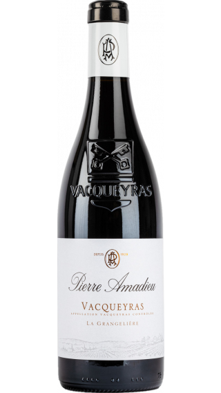 Bottle of Pierre Amadieu Vacqueyras La Grangeliere 2020 wine 750 ml