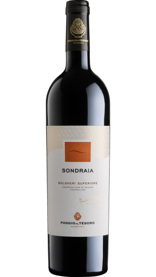 Bottle of Poggio al Tesoro Bolgheri Superiore Sondraia 2019 wine 750 ml