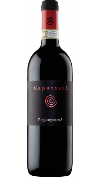Bottle of Poggio Argentiera Capatosta 2018 wine 750 ml