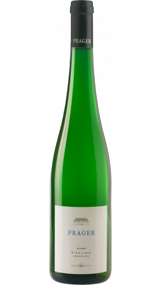 Bottle of Prager Klaus Riesling Smaragd 2020 wine 750 ml