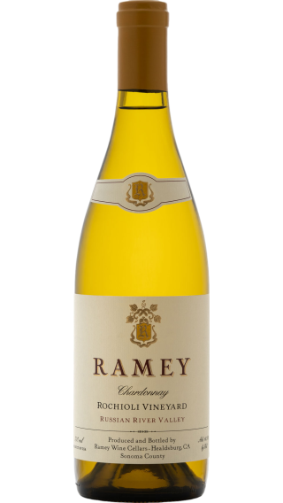 Bottle of Ramey Rochioli Vineyard Chardonnay 2020 wine 750 ml