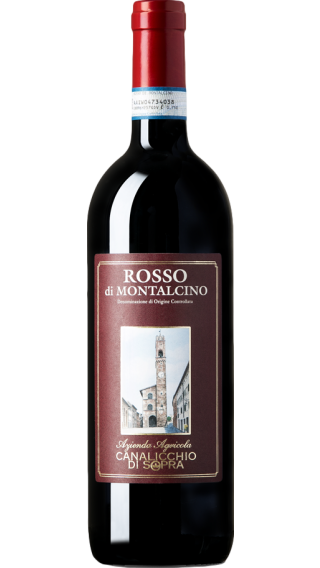 Bottle of Canalicchio di Sopra Rosso di Montalchino 2020 wine 750 ml