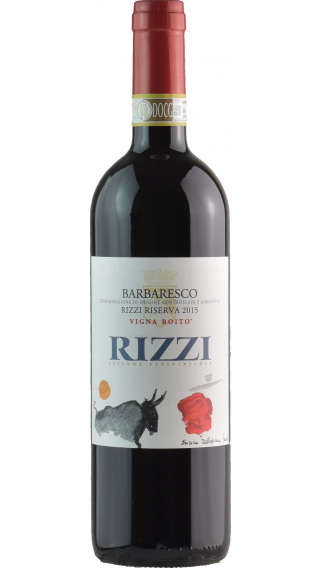Bottle of Rizzi Barbaresco Riserva Boito 2015 wine 750 ml
