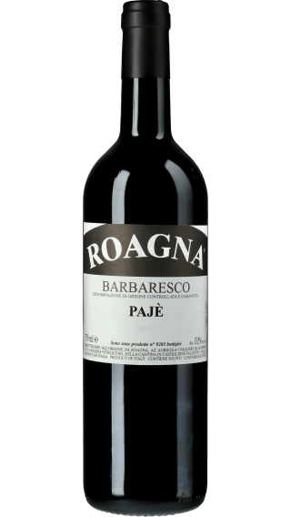 Bottle of Roagna Barbaresco Paje 2017 wine 750 ml