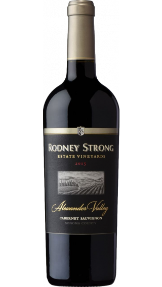 Bottle of Rodney Strong Alexander Valley Estate Cabernet Sauvignon 2016 wine 750 ml