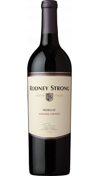 Bottle of Rodney Strong Merlot 2014 wine 750 ml
