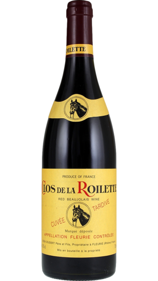 Bottle of Clos de la Roilette Fleurie Cuvee Tardive 2022 wine 750 ml