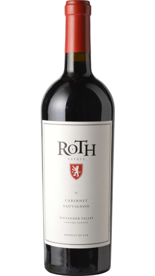 Bottle of Roth Alexander Valley Cabernet Sauvignon 2018 wine 750 ml