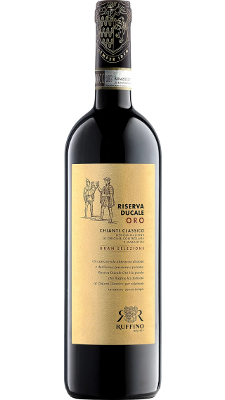 Bottle of Ruffino Chianti Classico Gran Selezione Riserva Ducale Oro 2019 wine 750 ml