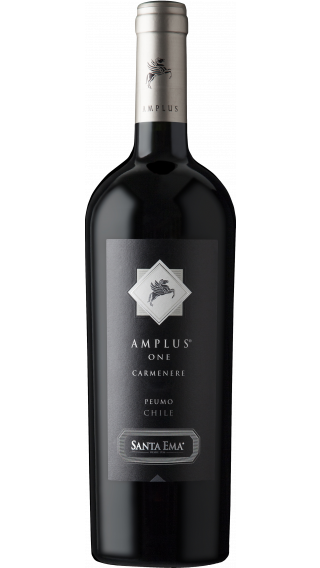 Bottle of Santa Ema Amplus One Carmenere 2019 wine 750 ml