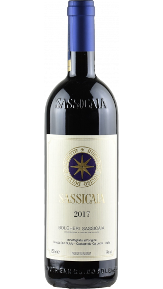 Bottle of Tenuta San Guido Sassicaia 2017 wine 750 ml
