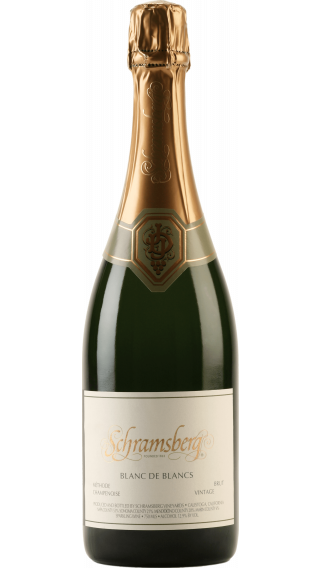 Bottle of Schramsberg Blanc de Blancs 2017 wine 750 ml