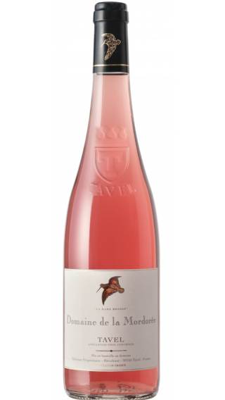 Bottle of Mordoree Tavel Rose La Dame Rousse 2019 wine 750 ml