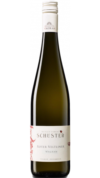 Bottle of Schuster Roter Veltliner Wagram 2018 wine 750 ml