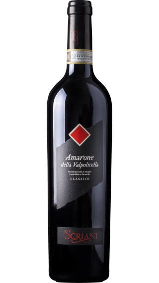 Bottle of Scriani Amarone della Valpolicella Classico 2019 wine 750 ml