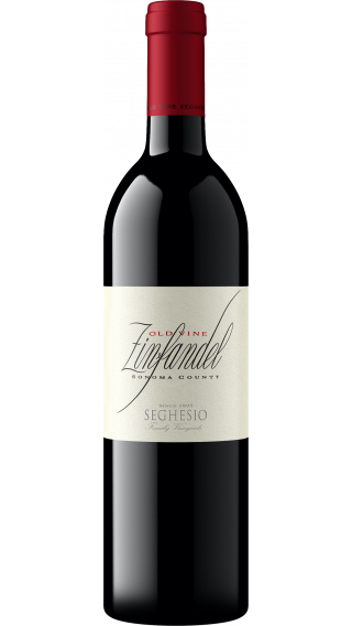 Bottle of Seghesio Old Vine Zinfandel 2018 wine 750 ml