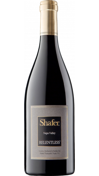 Bottle of Shafer Relentless 2017 wine 750 ml