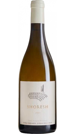 Bottle of Tzora Shoresh Blanc 2018 wine 750 ml
