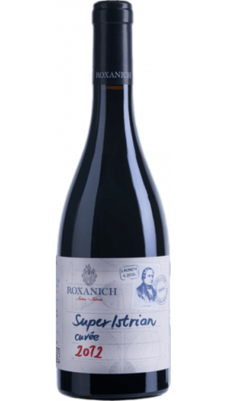 Bottle of Roxanich Superistrian 2012 wine 750 ml