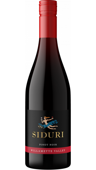 Bottle of Siduri Willamette Valley Pinot Noir 2019 wine 750 ml