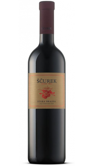 Bottle of Scurek Stara Brajda Rdece 2017 wine 750 ml