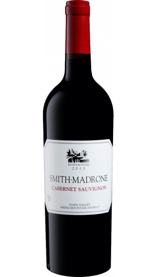 Bottle of Smith Madrone Cabernet Sauvignon 2015 wine 750 ml