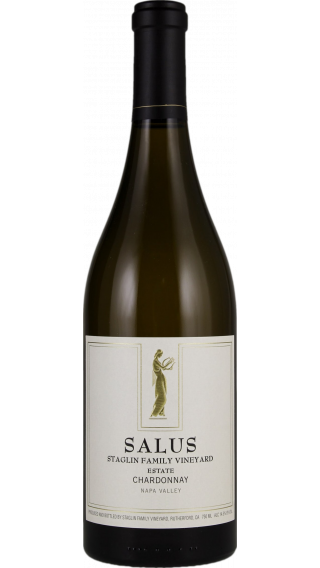 Bottle of Staglin Salus Estate Chardonnay 2017 wine 750 ml