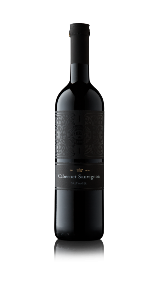 Bottle of Iuris Saltwater Cabernet Sauvignon 2018 wine 750 ml
