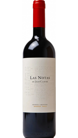 Bottle of Tapiz Las Notas de Jean Claude 2018 wine 750 ml
