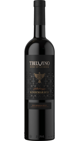 Bottle of Tbilvino Kindzmarauli 2022 wine 750 ml